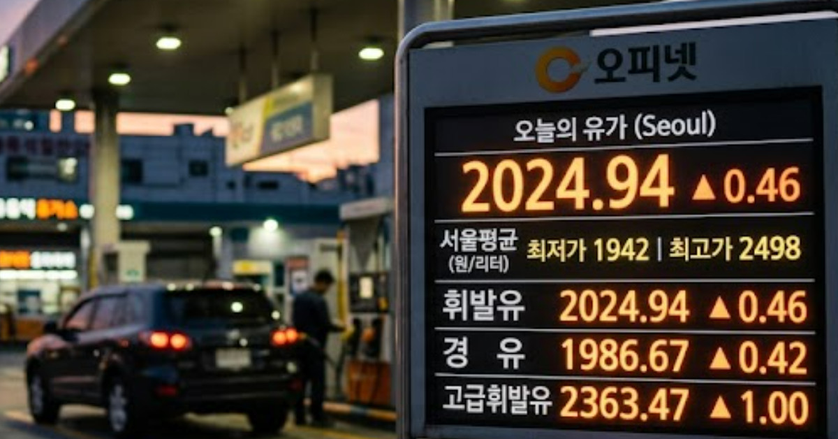2000원 돌파한 서울 유가…국제 유가 하락분 반영되면 다음 주 반전 있나