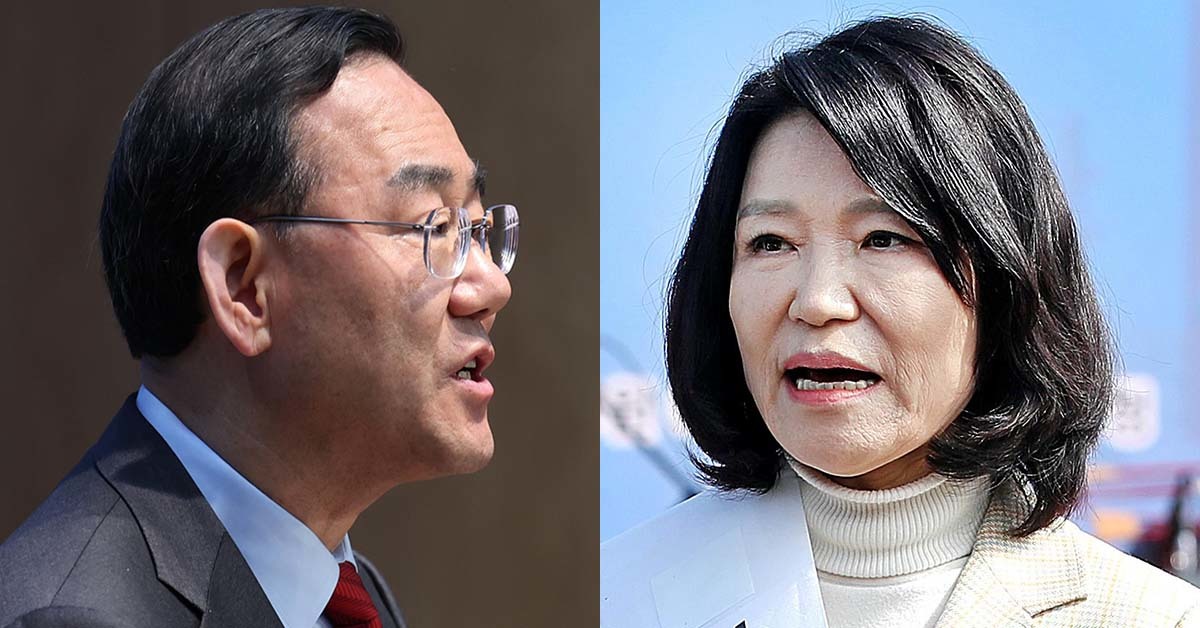 여론조사 실시했더니 주호영·이진숙이... 골치 아픈 국민의힘 상황