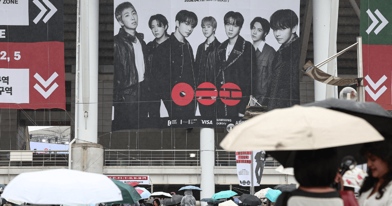 BTS ARIRANG concert venue in Goyang / News 1