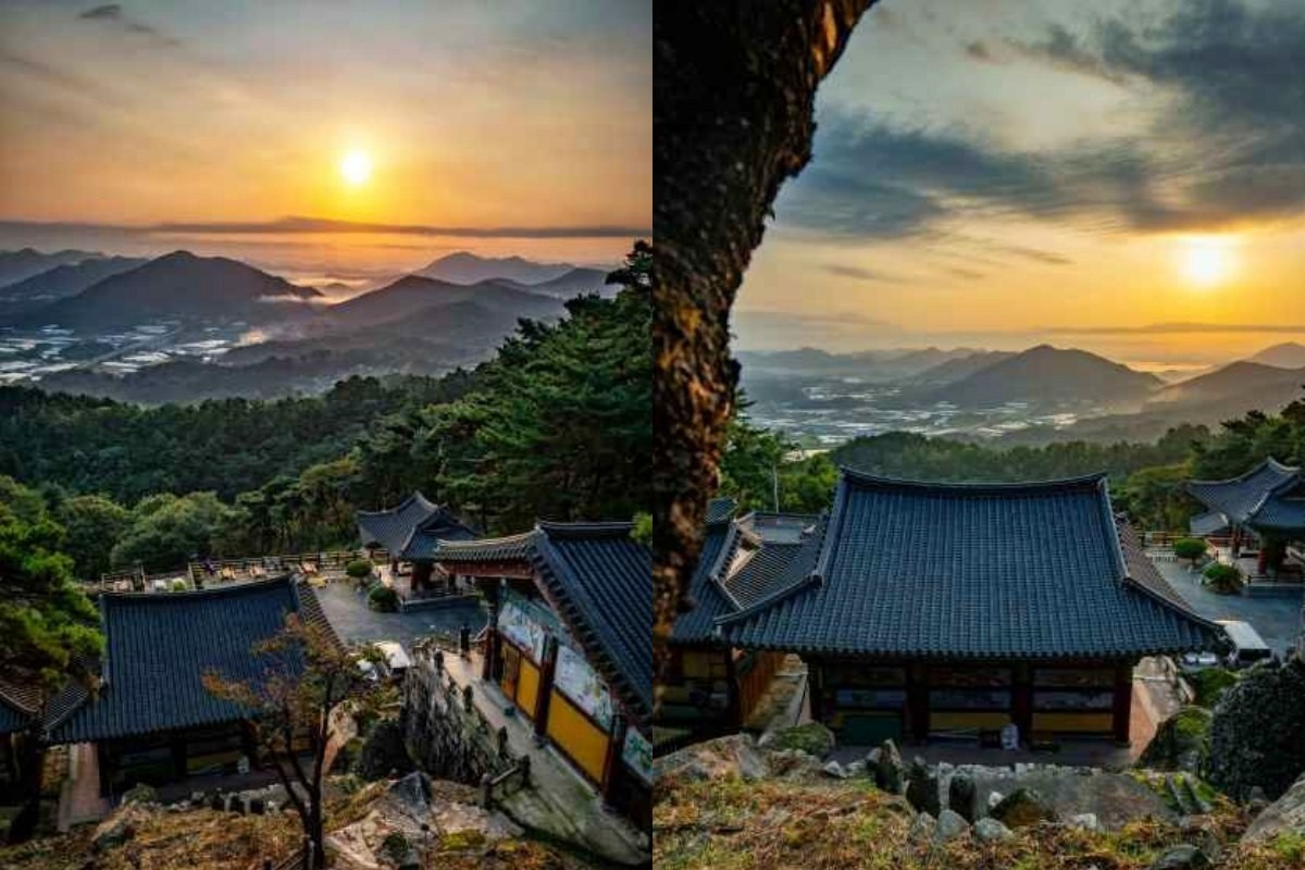 옥천 용암사 일출 / 한국관광공사(촬영 : 김용훈)