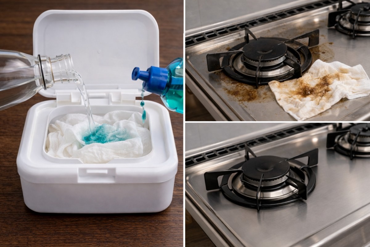 물티슈를 활용하는 모습 / 기사 내용을 바탕으로 제작한 AI 이미지