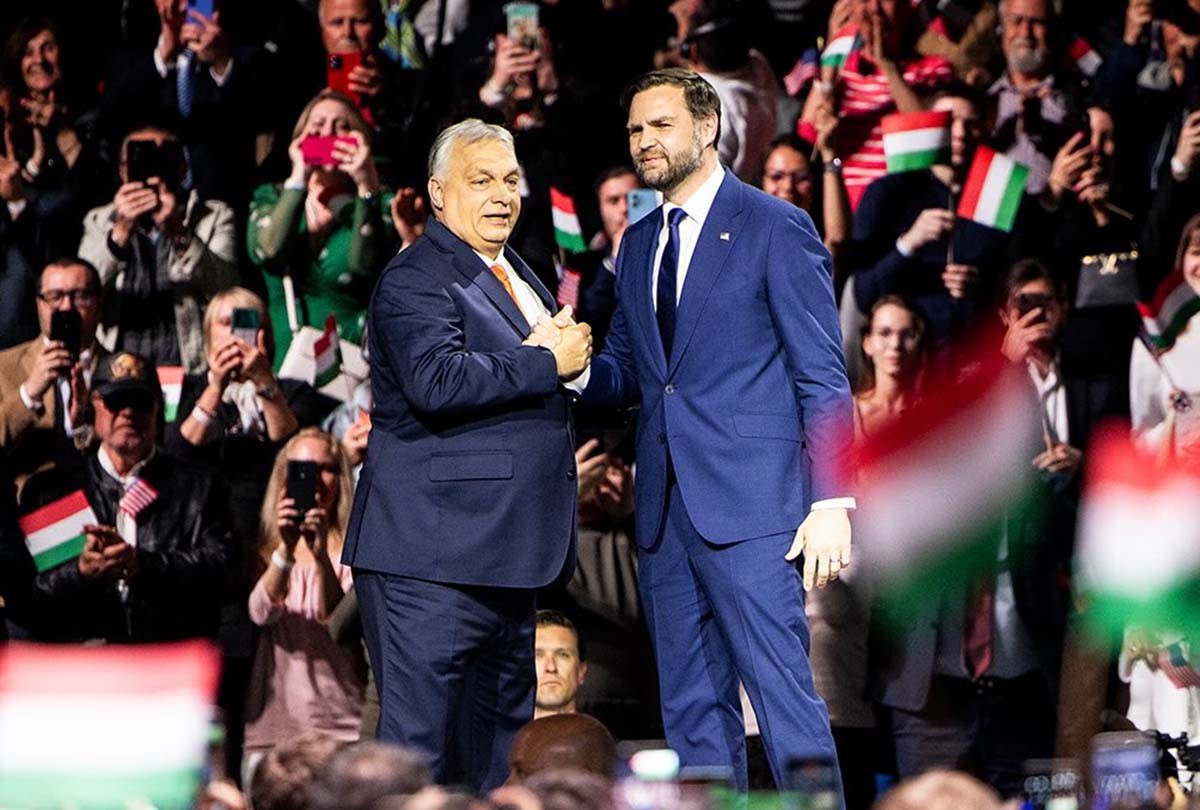 JD 밴스 미국 부통령까지 직접 헝가리를 찾아     오르반 빅토르 총리    지원사격에 나섰지만 역풍을 맞았다. /    빅토르 총리 인스타그램