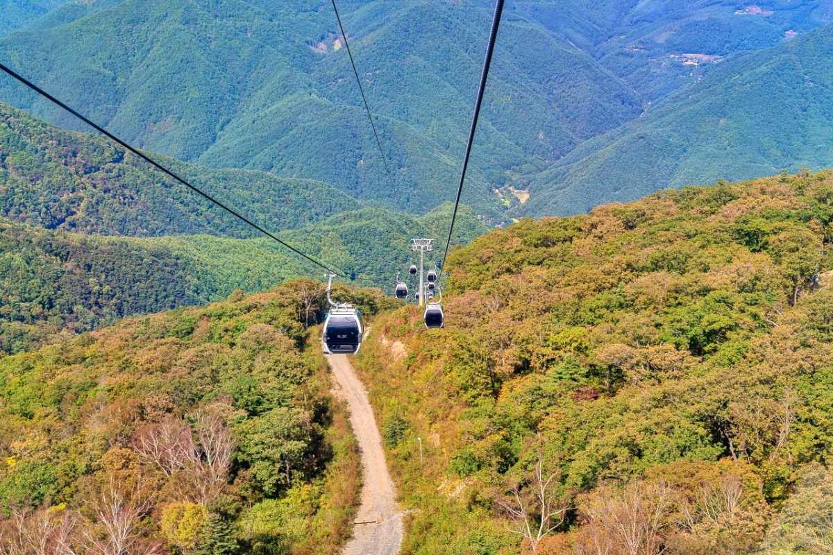 가리왕산 케이블카 / 한국관광공사(촬영 : 홍정표)