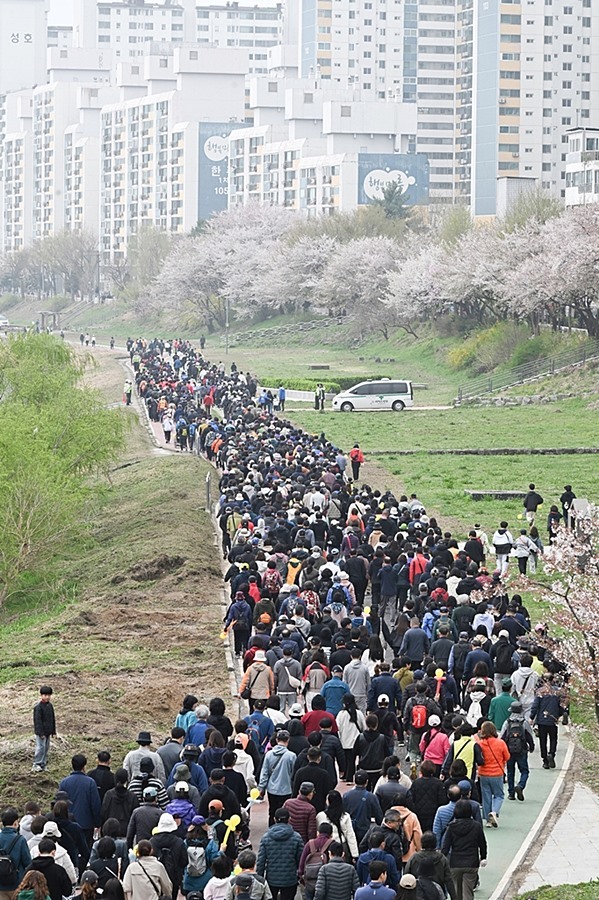 의정부시, 4km 구간 '한마음 건강걷기' 성료