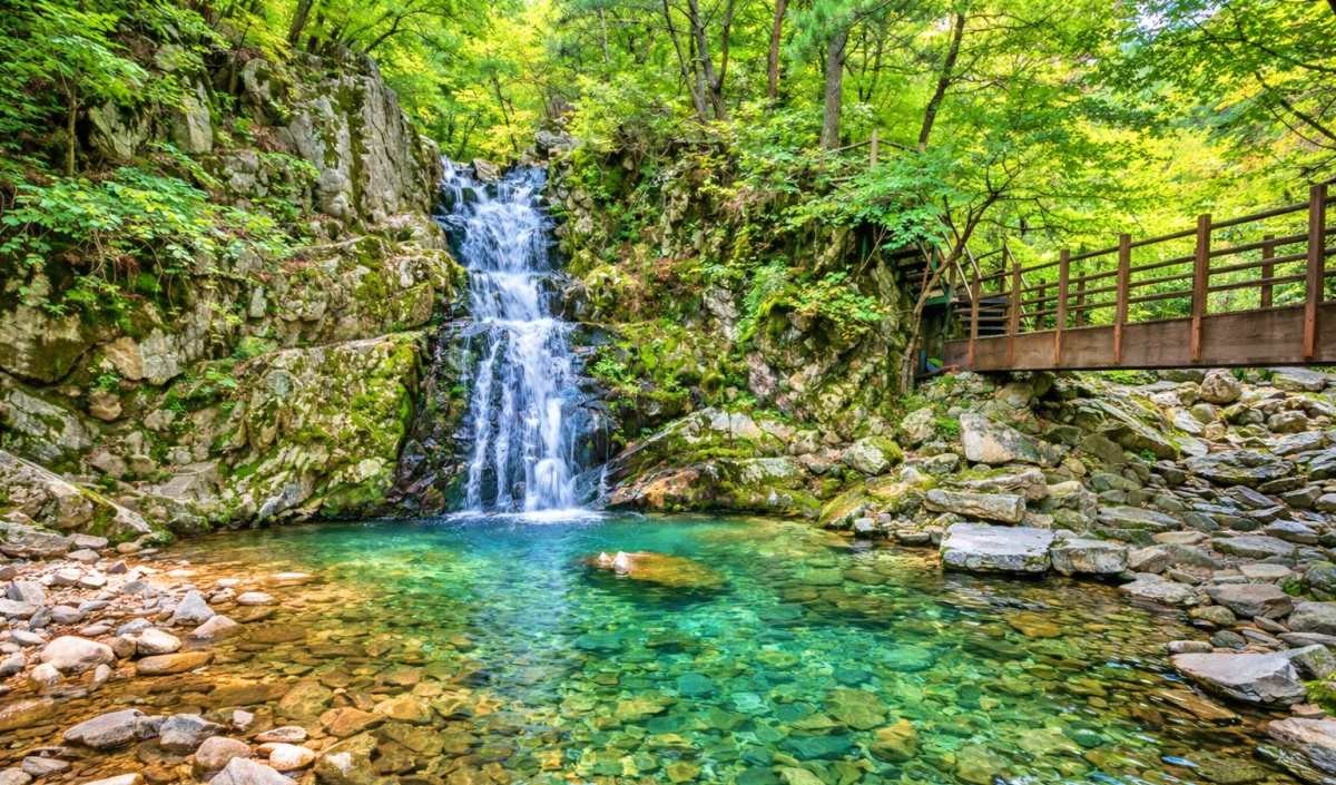 대둔산도립공원 수락계곡. 기사 이해를 돕기 위해 AI로 제작한 자료 이미지로, 실제 모습과 다소 차이가 있을 수 있습니다.