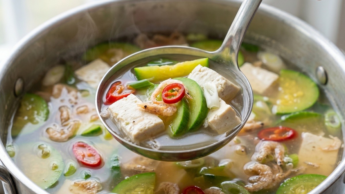 애호박 두붓국 자료사진. AI툴로 생성됐습니다.