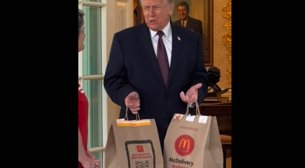 도널드 트럼프 미국 대통령 틱톡 캡처