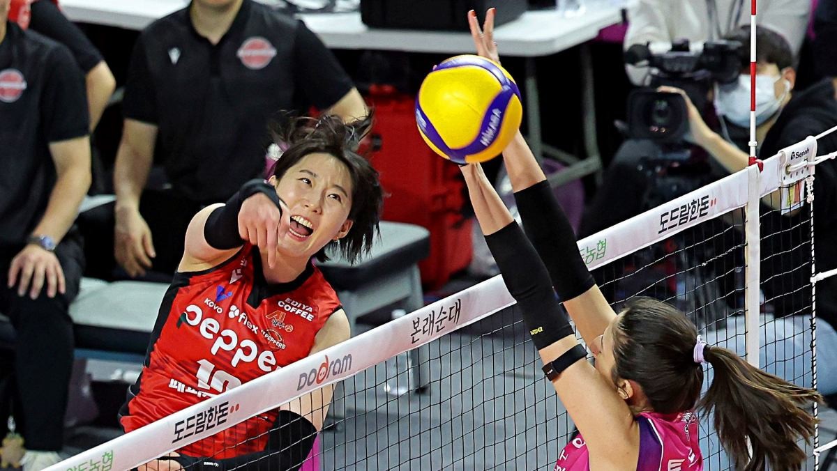 이번에 FA 맞은 페퍼저축은행 박정아. 자료사진. / 뉴스1