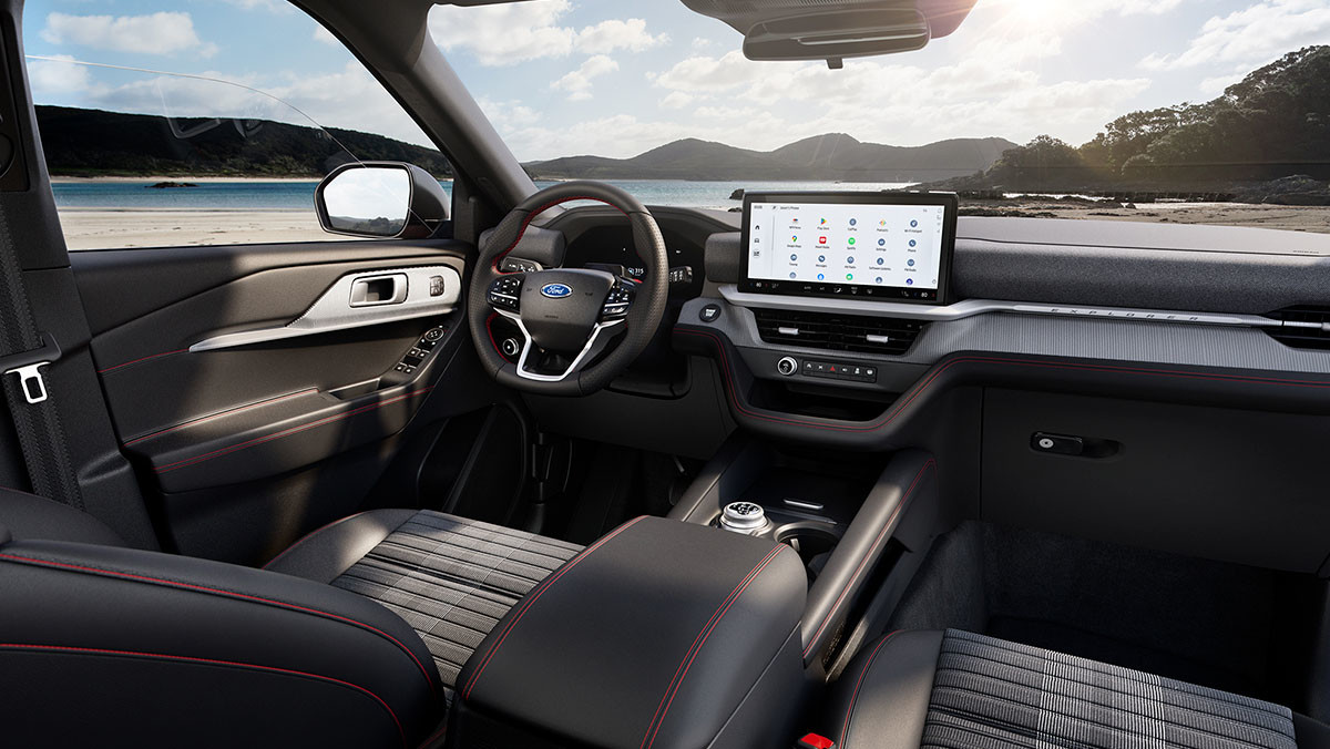 익스플로러 ST-라인의 실내. / 에프엘오토코리아