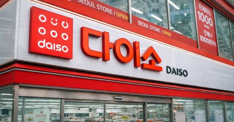 다이소 매장 앞. (실제와 차이가 있을 수 있음을 알립니다.) / AI가 생성한 자료사진.