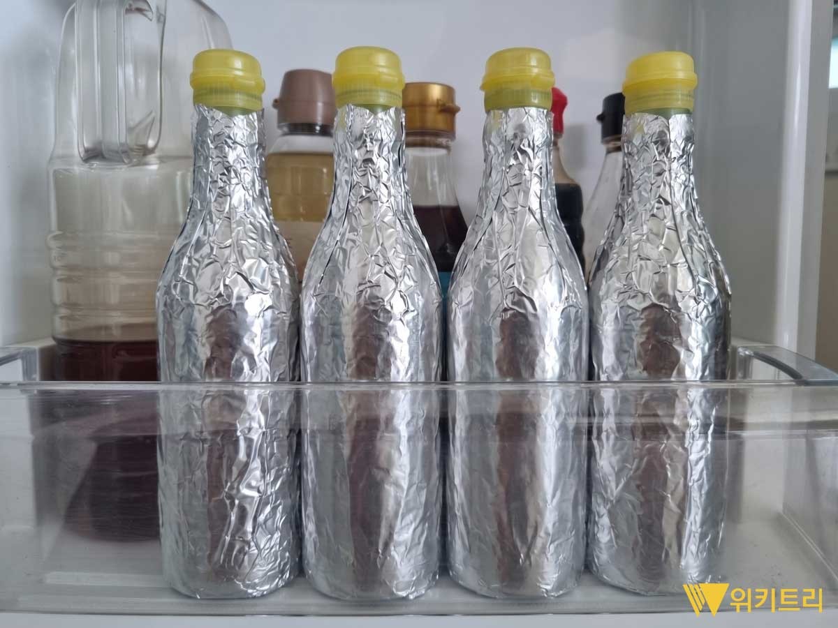 호일로 감싼 들기름. / 위키트리