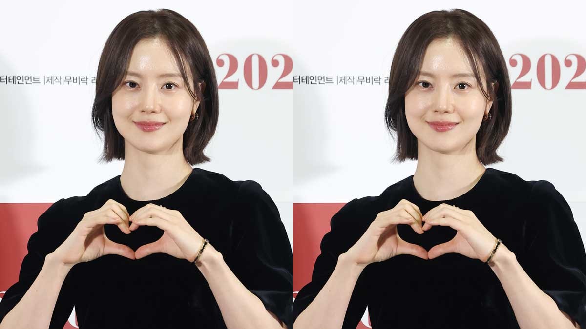 배우 문채원이 지난 1월 8일 서울 송파구 롯데시네마 월드타워점에서 열린 영화 ‘하트맨’ 언론시사회에 참석해 포즈를 취하고 있다. ‘하트맨’은 돌아온 남자 승민(권상우 분)이 다시 만난 첫사랑(문채원 분)을 놓치지 않기 위해 고군분투하지만, 첫사랑에게 절대 말할 수 없는 비밀이 생기며 벌어지는 코미디다. / 뉴스1