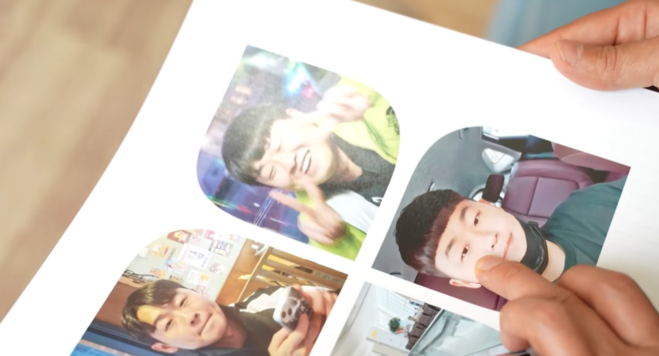 아들의 사진을 어루만지는 고 오선재 씨의 어머니 / 유튜브 'SBS 뉴스'