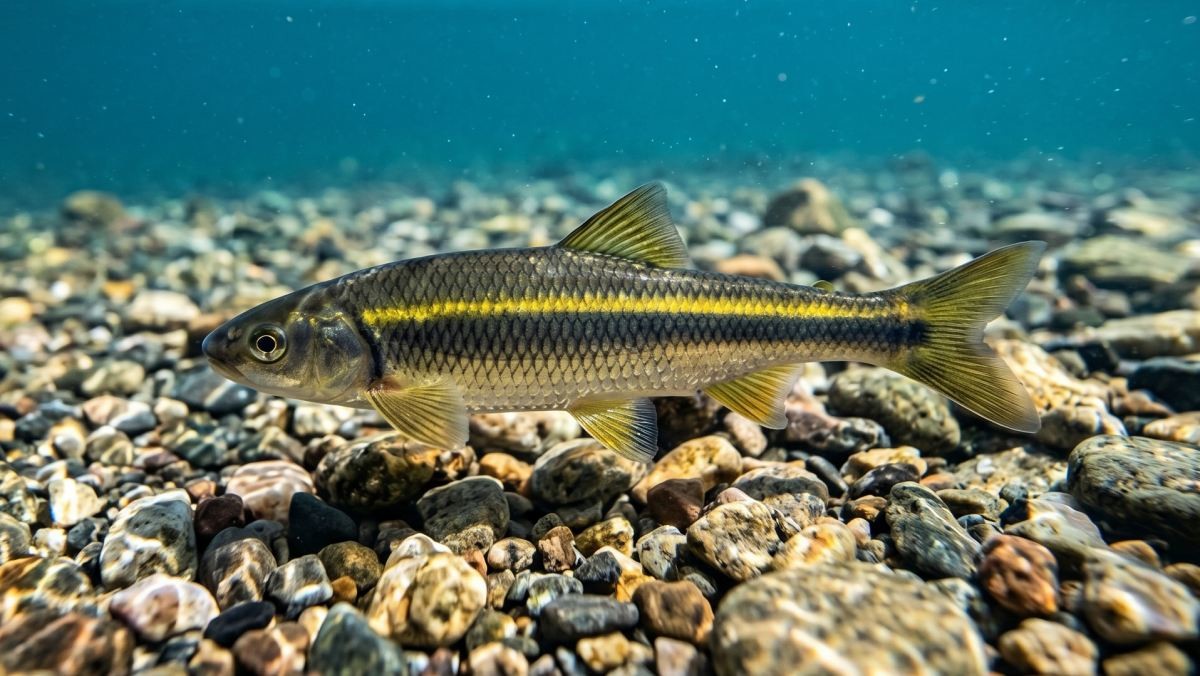 황어. AI가 생성한 자료사진. (실제와 차이가 있을 수 있음을 알립니다.)