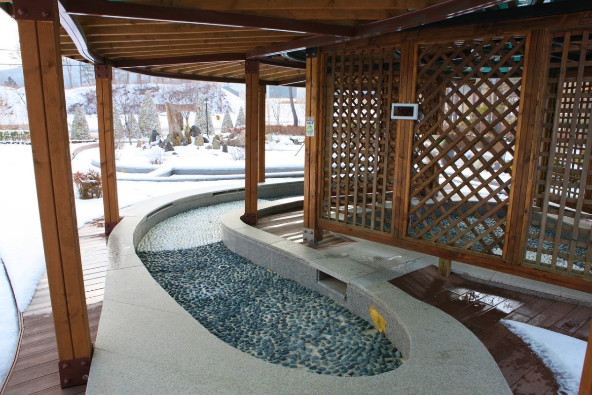 척산족욕공원 / 한국관광공사(촬영 : 김지호)