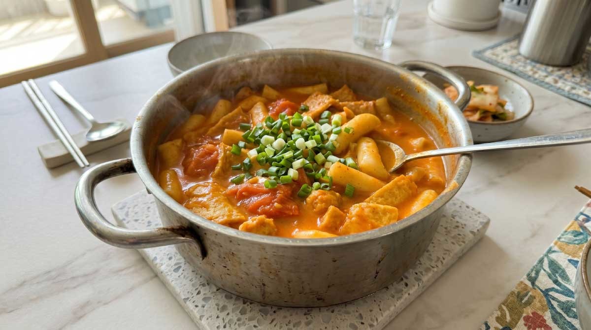 토마토 떡볶이. 기사 이해를 돕기 위해 AI로 생성한 이미지. / 위키트리