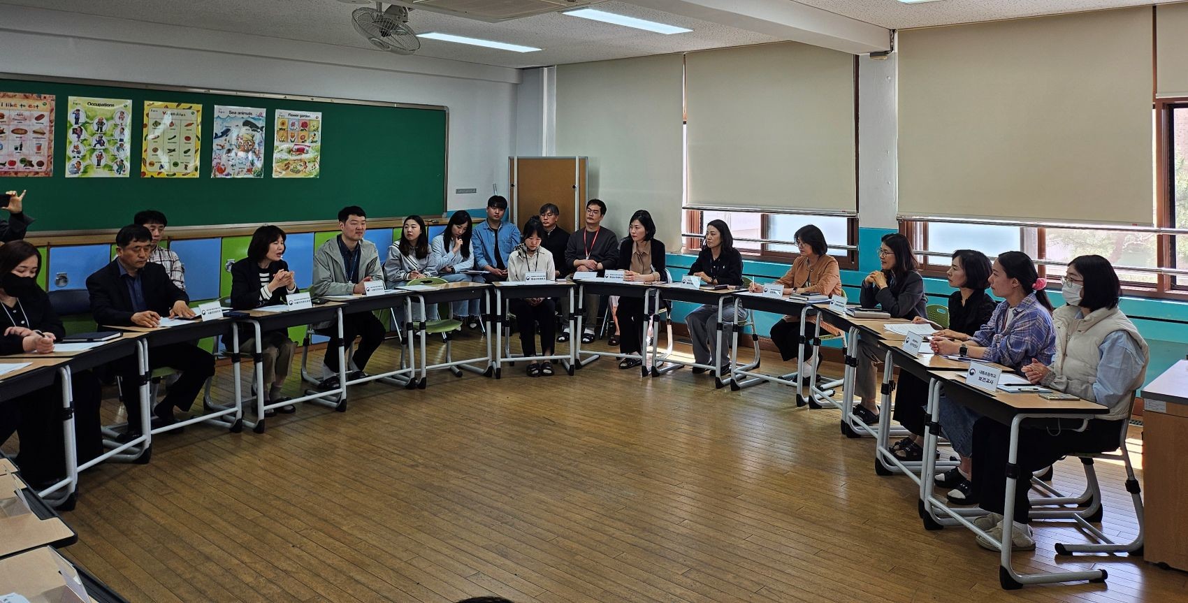 16일 진행된 식중독 발생 현장 대응 모의훈련 모습 / 사진=대전시교육청