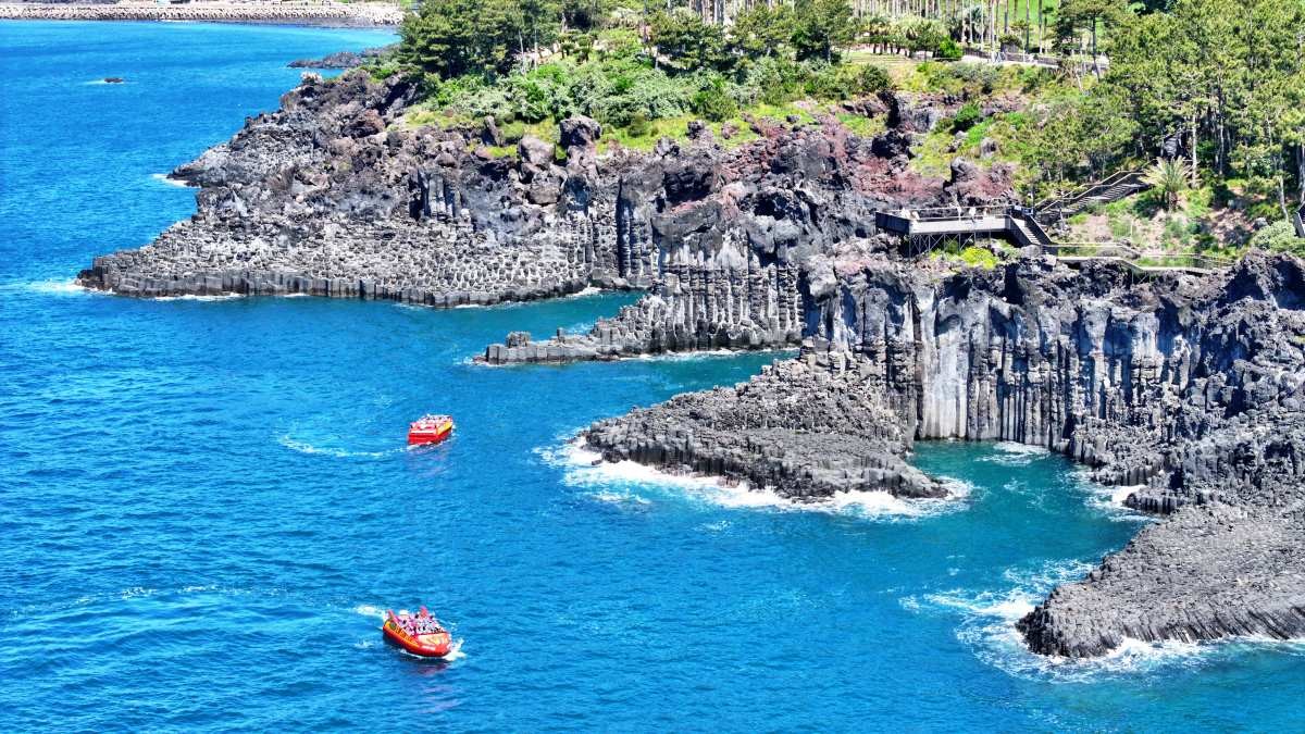 중문·대포해안 주상절리대 / 연합뉴스