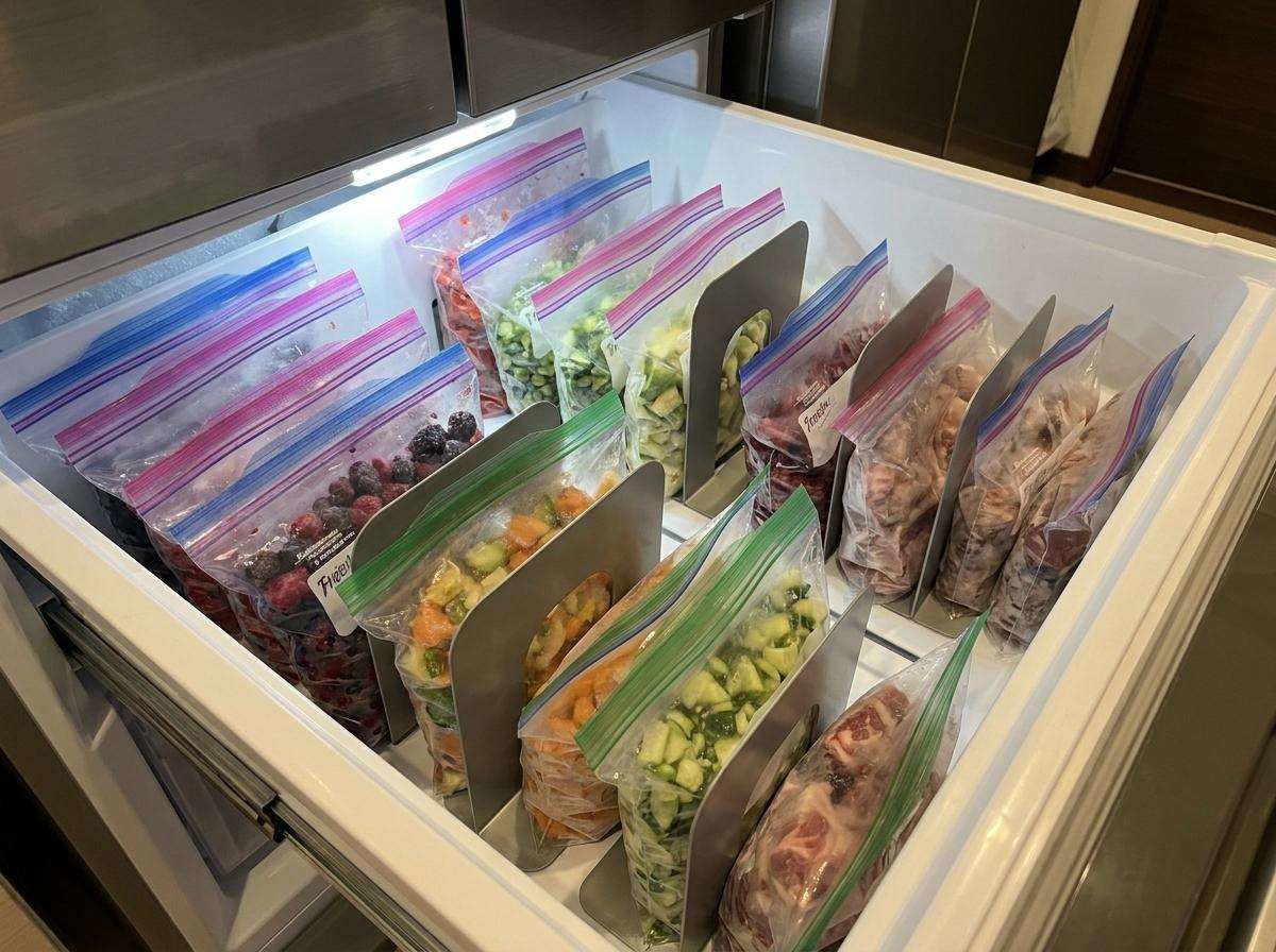 '책꽂이, 냉장고 안도 정리된다' 기사 내용 토대로 AI툴 활용해 제작한 자료사진.