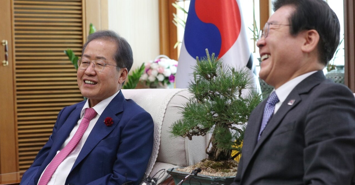 홍준표가 오찬 회담서 이재명 대통령에게 강력하게 요구한 2가지