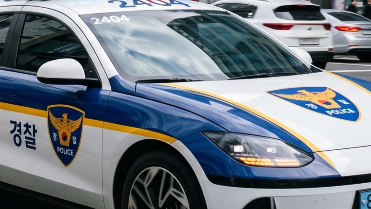 경찰차 자료사진. 실제와 차이가 있을 수 있습니다. AI툴로 생성한 자료사진.