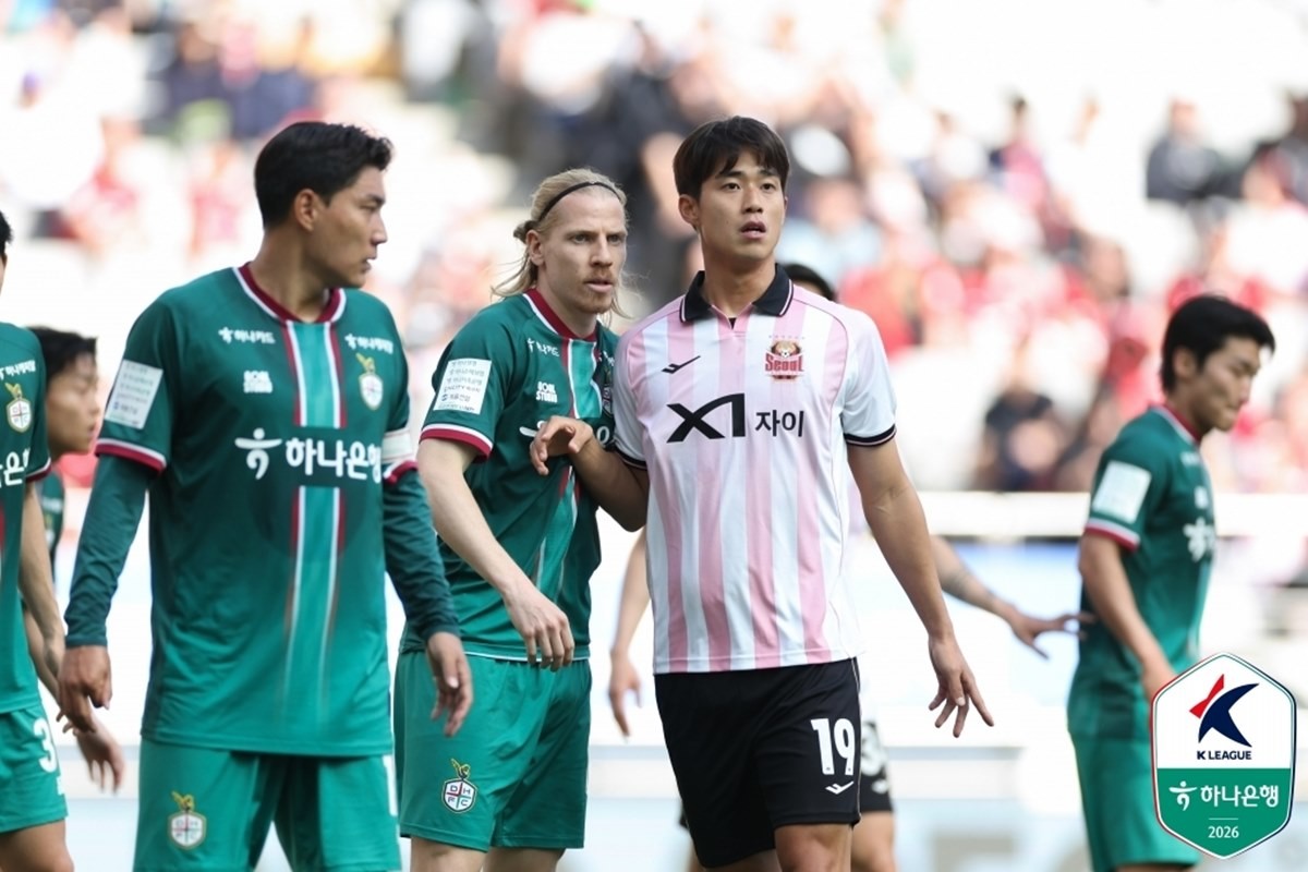 대전은 18일 서울월드컵경기장에서 열린 하나은행 K리그1 2026 8라운드에서 서울에 1-0 승리를 거뒀다. / 한국프로축구연맹