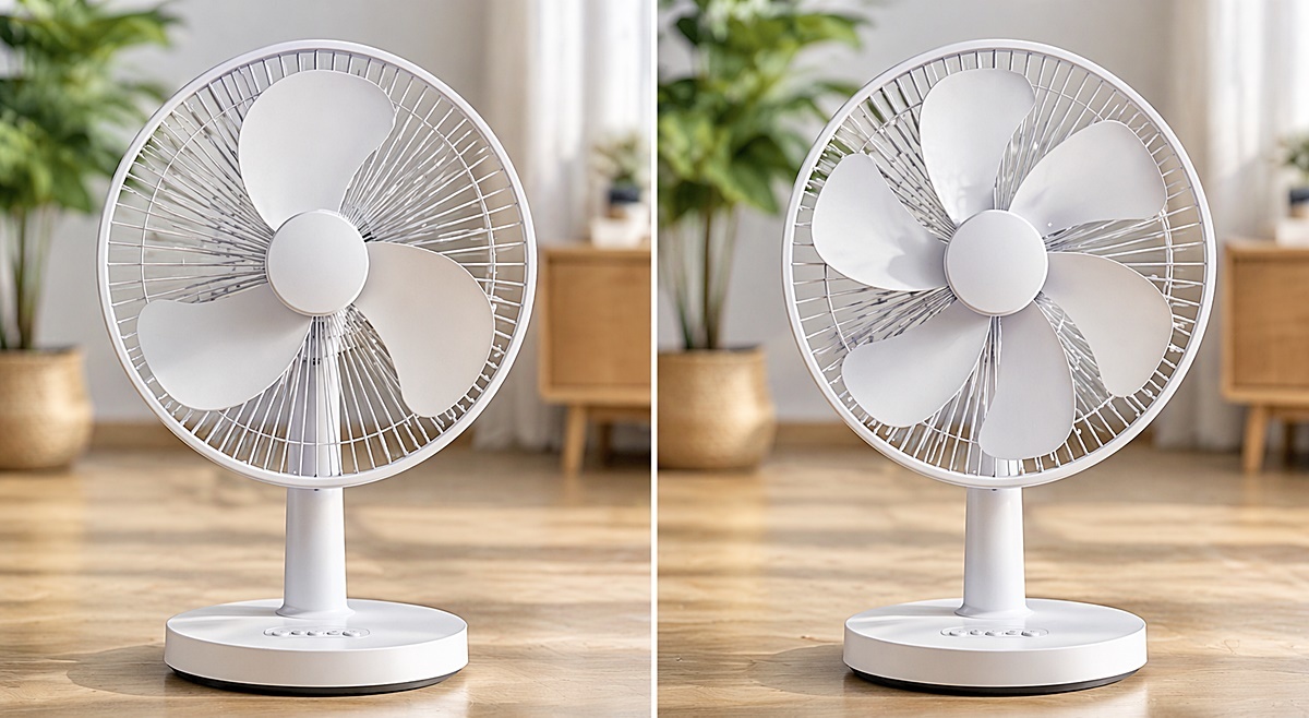 더위 시작…3엽 선풍기 vs 5엽 선풍기, 어떤 게 바람세기가 강할까? 