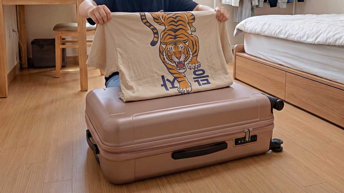 잘 안 입는 티셔츠, 버리지 말고 '캐리어'에 갖다 대보세요…돈 굳었네요 