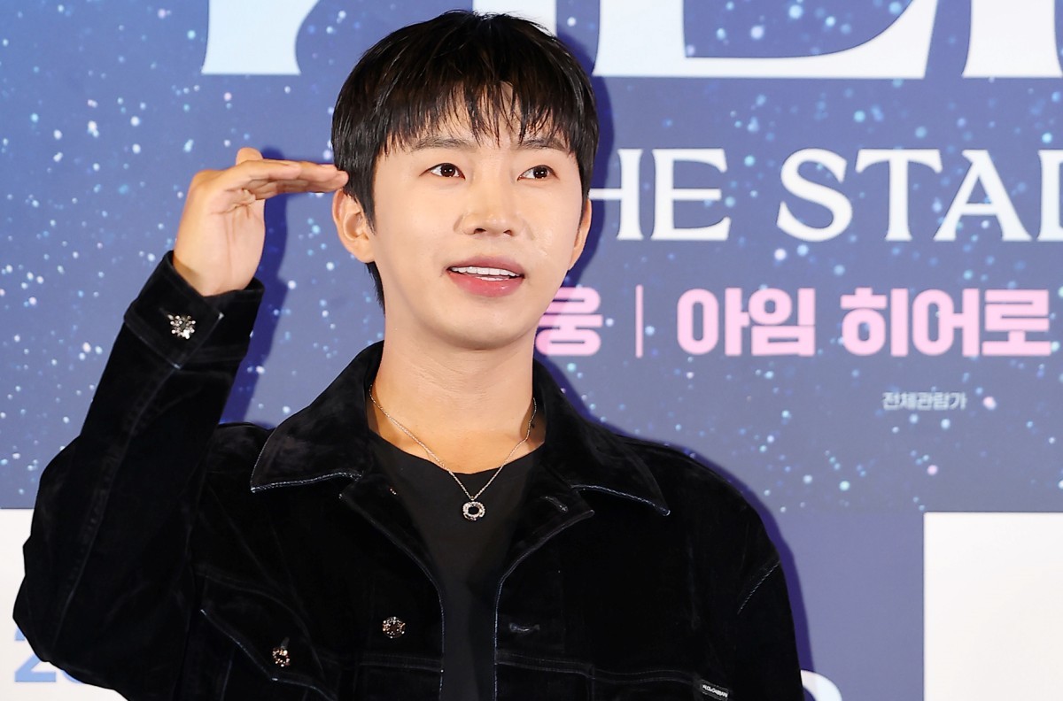 2024년     '임영웅│아임 히어로 더 스타디움' 무대인사 참석한 임영웅 / 뉴스1