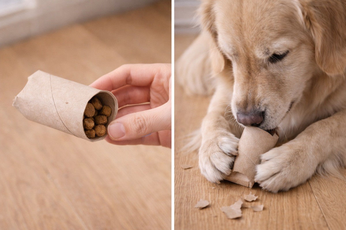 휴지심을 활용하는 모습 / 기사 내용을 바탕으로 제작한 AI 이미지