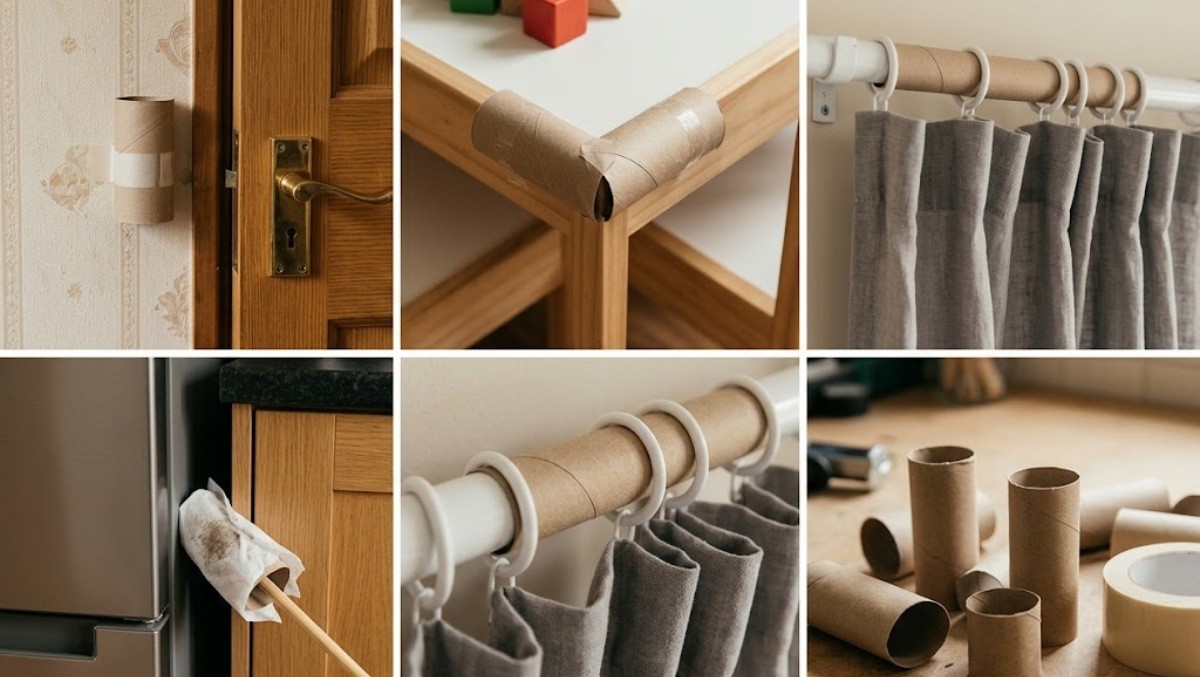 휴지심을 활용한 모습 / 기사 내용을 바탕으로 제작한 AI 이미지