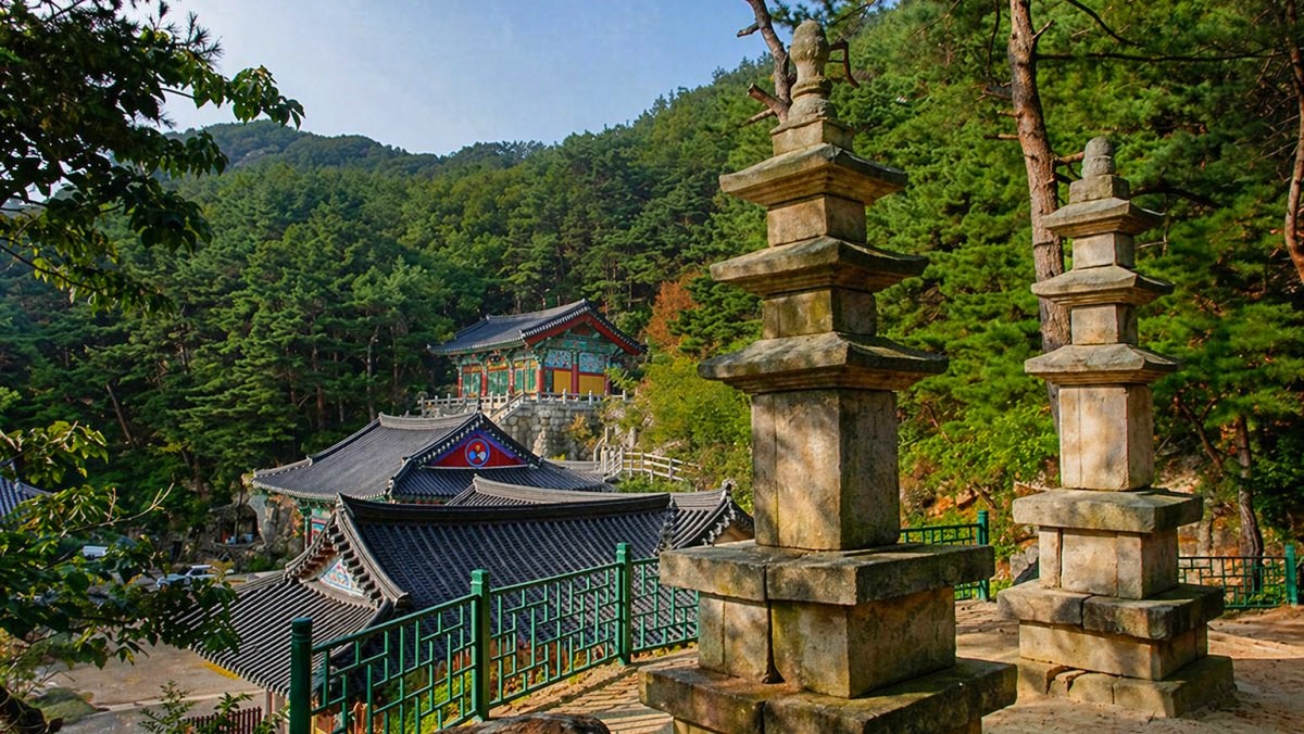 용암사. 기사 내용 토대로 AI툴 활용해 제작한 자료사진.