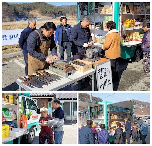 “장도 보고 칼도 갈고”..‘가가호호 이동장터’인기 폭발