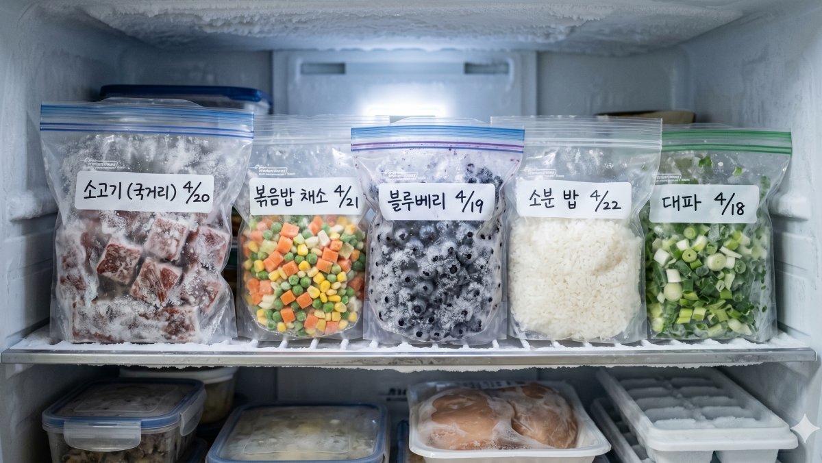 냉동실 지퍼백 바로 열지 마세요… 매일 쓰는 지퍼백 안전 사용법 총정리