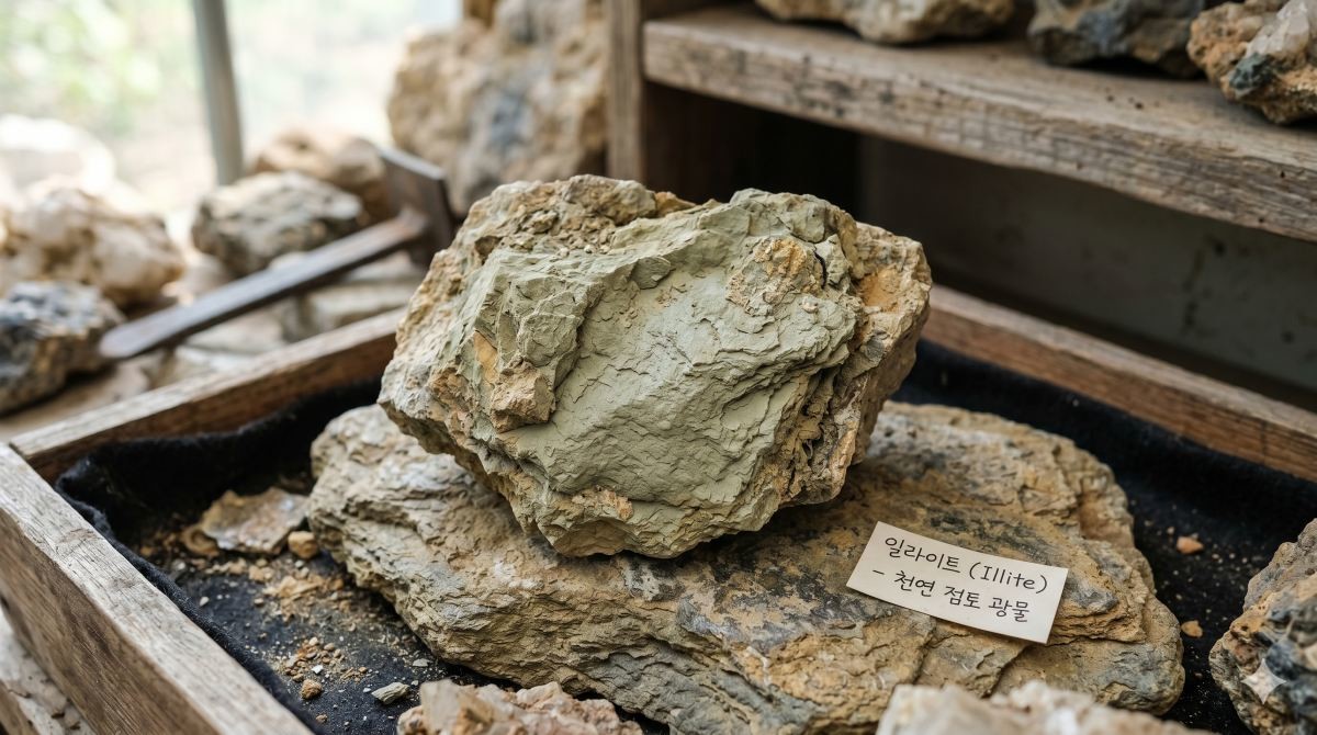 일라이트. AI툴로 생성한 자료사진. (기사 속 실제 광물과 직접적인 연관이 없으며 실제 모습과 차이가 있을 수 있음을 밝힙니다.)