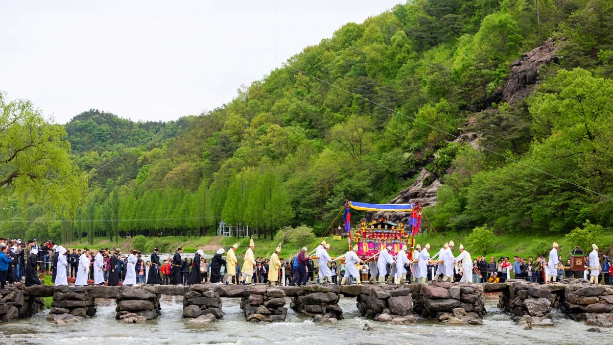 진천 농다리. / 뉴스1