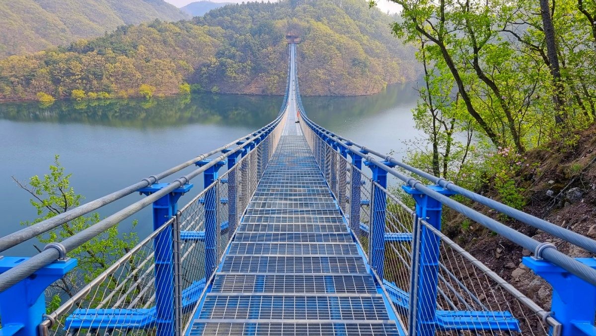 미르309 출렁다리. / 연합뉴스