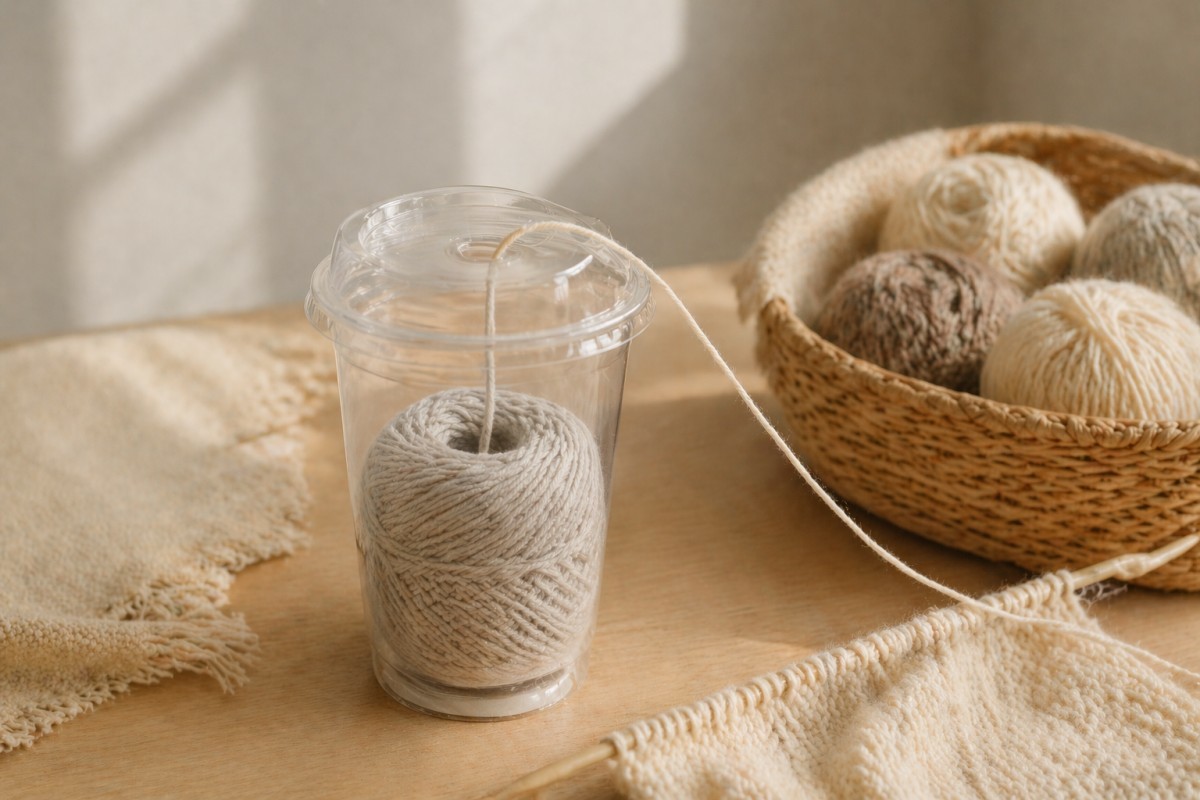 테이크아웃 컵을 활용한 모습 / 기사 내용을 바탕으로 제작한 AI 이미지