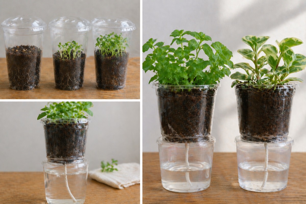 플라스틱 컵을 활용한 모습 / 기사 내용을 바탕으로 제작한 AI 이미지