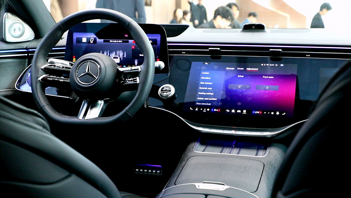 더 뉴 메르세데스-벤츠 S-클래스의 실내. / 권혁재 PD