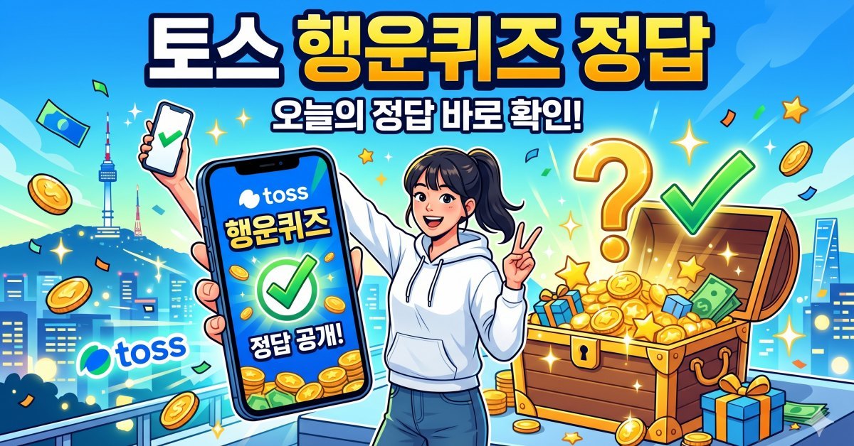 드디어 공개 됐다, '토스 행운퀴즈' 4월 22일 정답은...