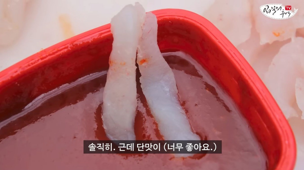 솜뱅이 회. / 유튜브 '입질의추억TV jiminTV'