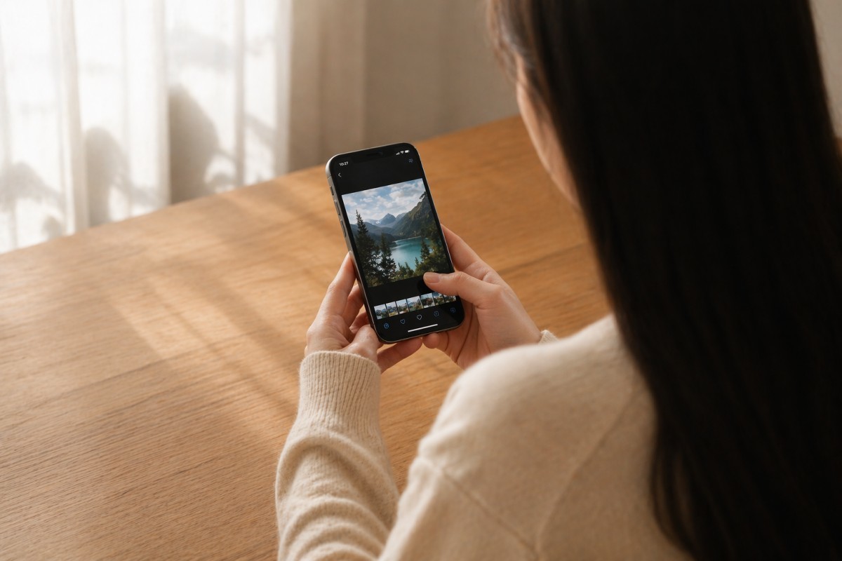 사진을 편집하는 모습 / 기사 내용을 바탕으로 제작한 AI 이미지