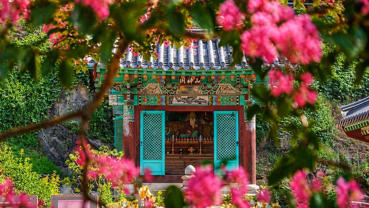 서산 문수사. 기사 내용 토대로 AI툴 활용해 제작한 자료사진.