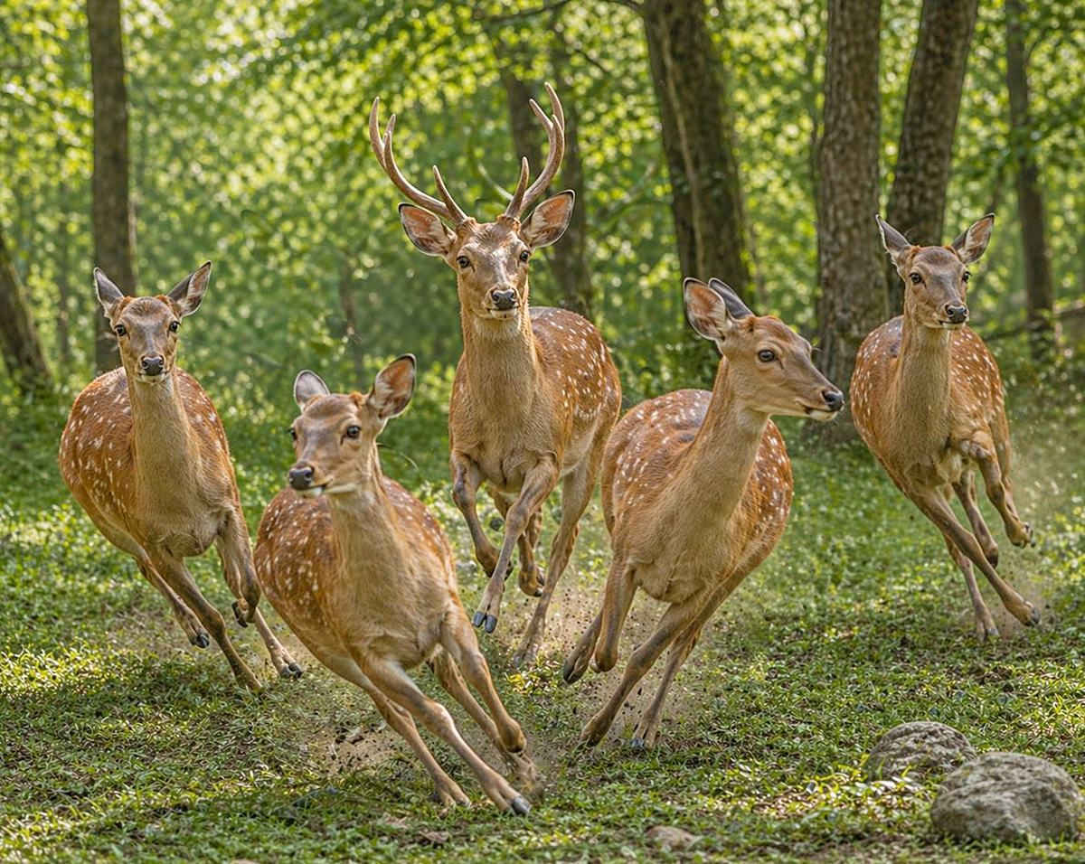 광명서 사슴 5마리 집단 탈출…광명시 “안전 유의해야” 재난문자