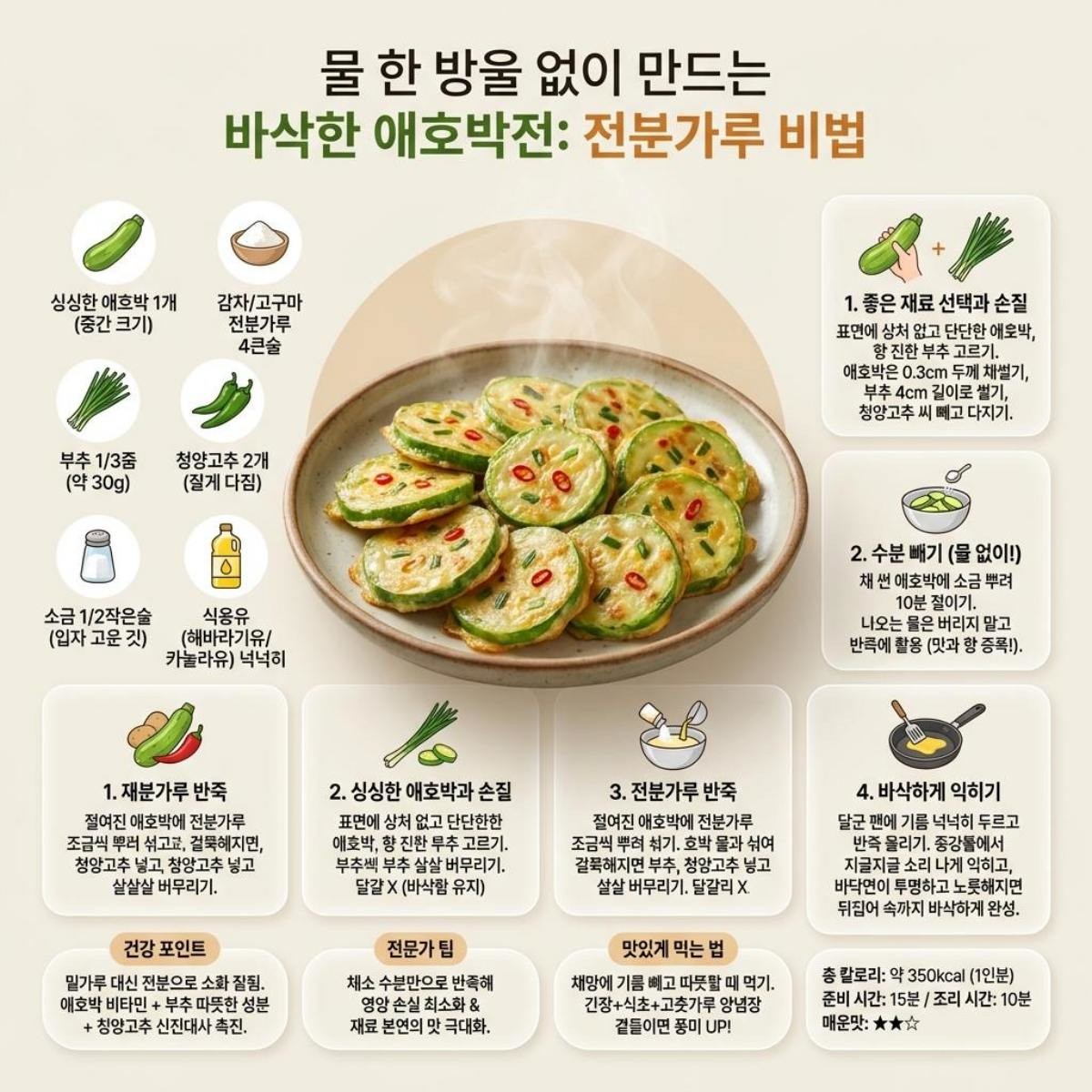 애호박 전 레시피 (AI로 제작)