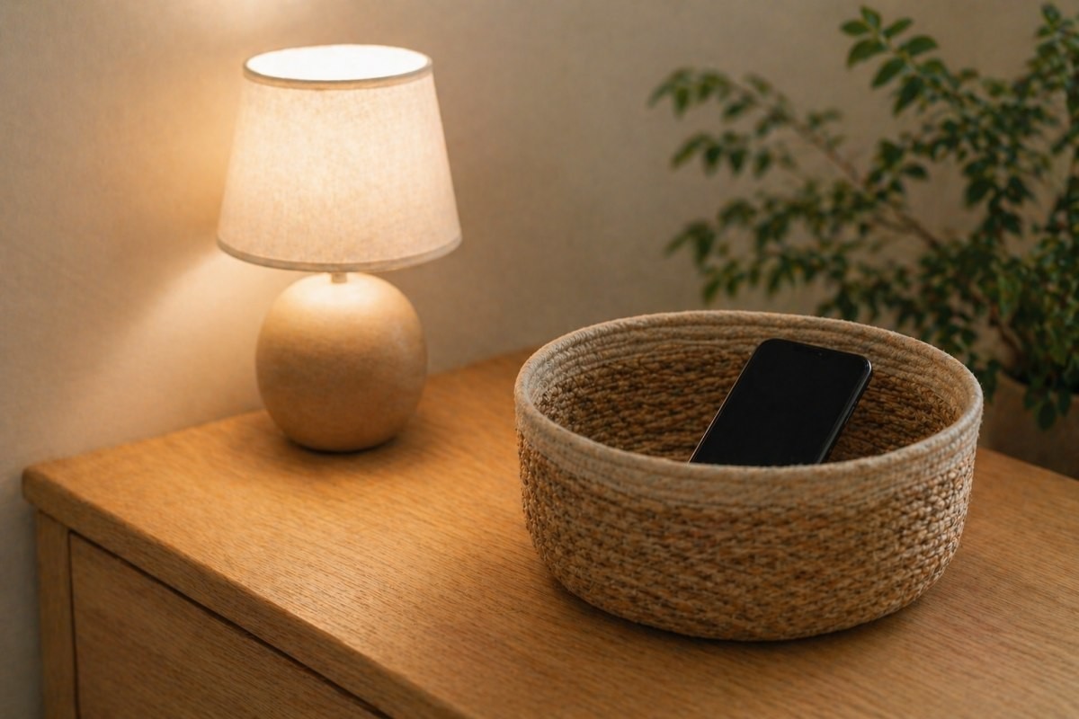 집에서 핸드폰을 분리시키기 / 기사 내용을 바탕으로 제작한 AI 이미지