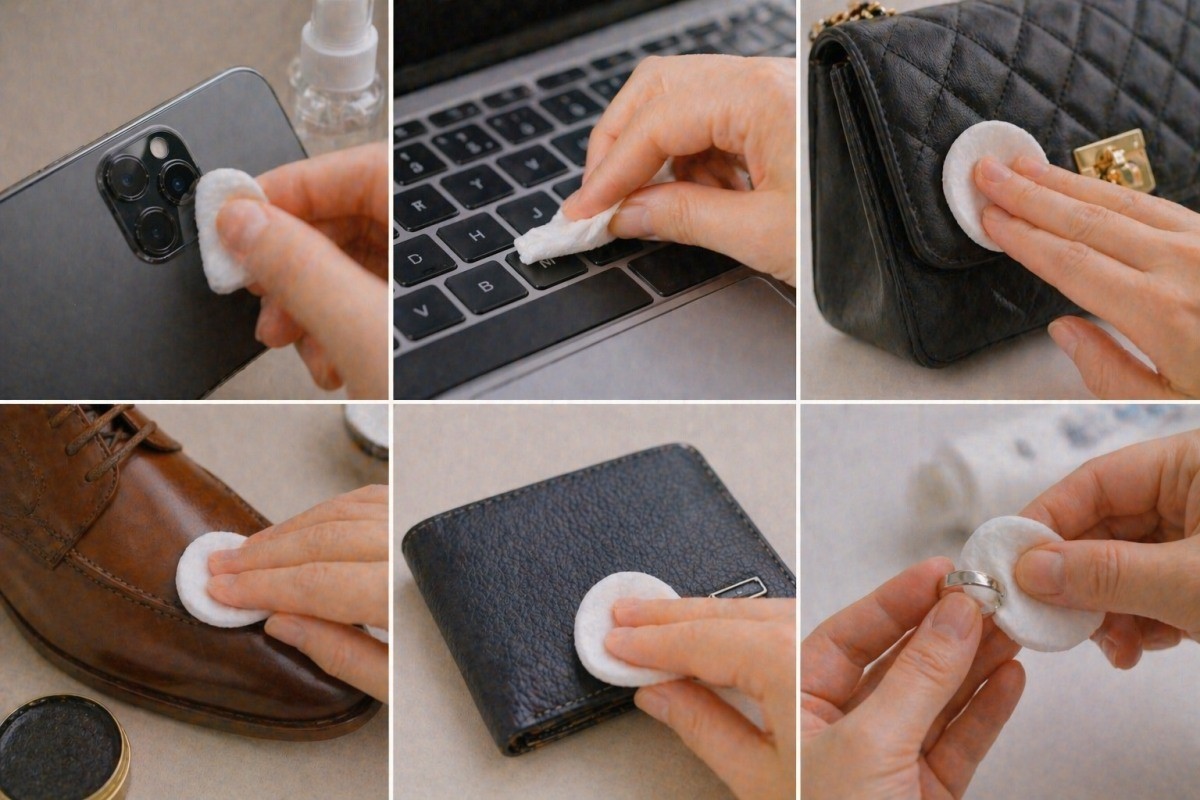 화장솜을 활용한 모습 / 기사 내용을 바탕으로 제작한 AI 이미지