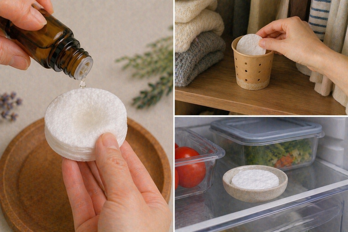 화장솜을 활용한 모습 / 기사 내용을 바탕으로 제작한 AI 이미지