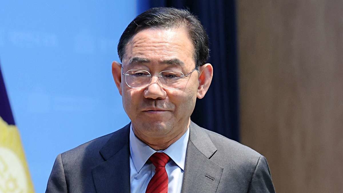 굳은 표정의 주호영 의원. 자료사진. / 뉴스1